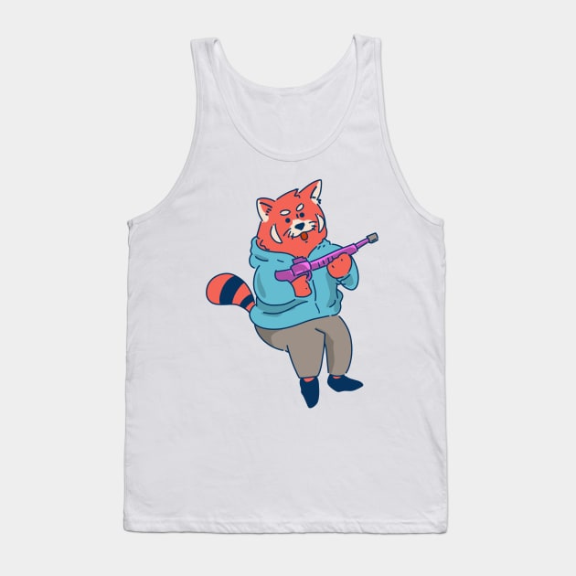 Penjahat panda merah Tank Top by widhim